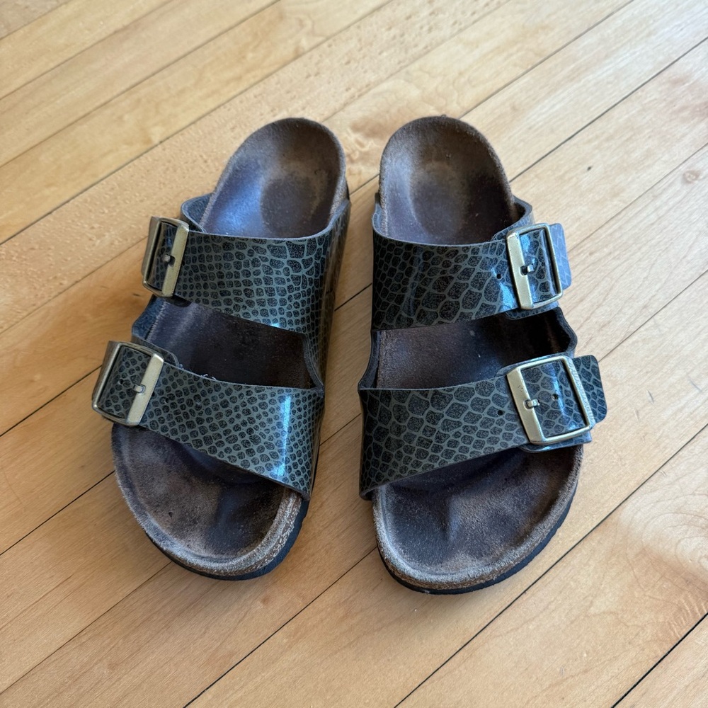 Birkenstock Arizona Snakeprint Sandals